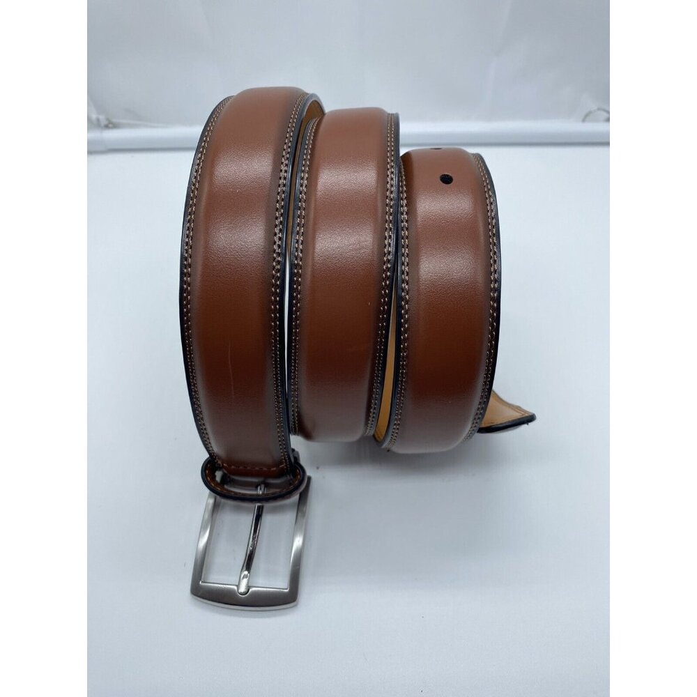 KM Legend 15-esBR Men's Brown Belt Size 40 Genuine Leather VGC